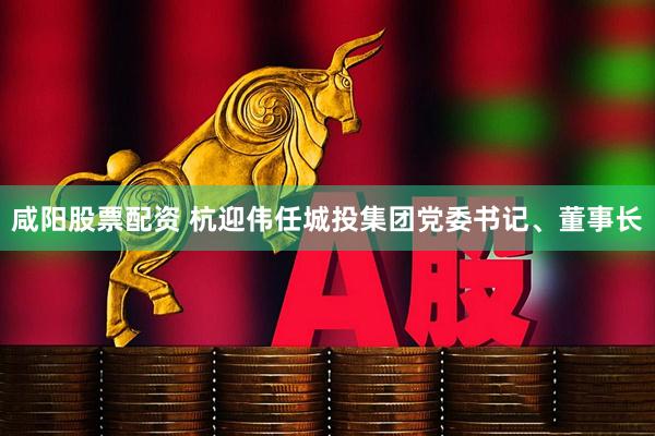 咸阳股票配资 杭迎伟任城投集团党委书记、董事长